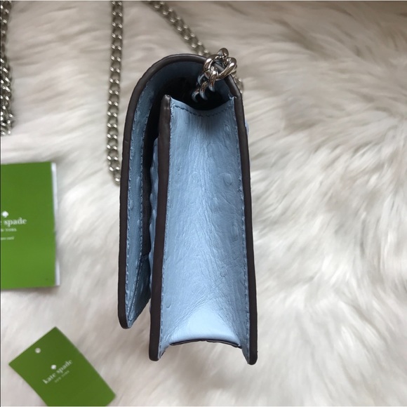 New! KATE SPADE Blue Isabeli Chain Crossbody Bag - Picture 4 of 8
